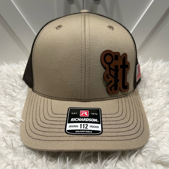 Laser engraved F* It Richardson 112 trucker hat. - Picture 2 of 2
